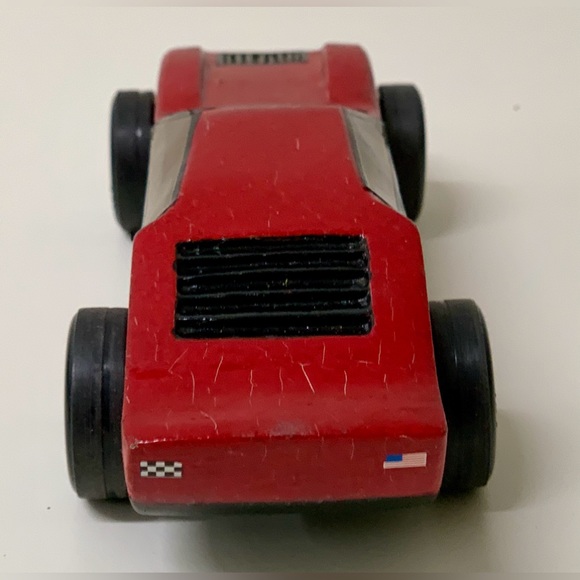 1980s Vintage Hand Crafted Homemade Pinewood Derby Race Car - Picture 4 of 15